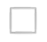 CENPEK Square Embroidery Hoops Q Snaps for Cross Stitch, 6 x 6 Inch Plastic Embroidery Frames Hoop Clips for DIY Craft Sewing, Quilting, Silk-Painting