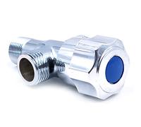 CENPEK Universal G1/2 Thread 3 Way Water Angle Valve One Into Two Out of Toilet Flush Kitchen Corner Copper Thickened Triangle Valve