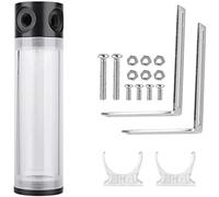 CENPEK Water Cooling Tank POM Cylindrical CPU Water Cooler Reservoir System Heat Sink Kit for PC Computer-190mm