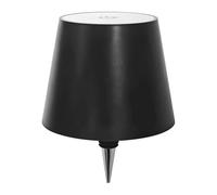 CENPEK Wireless Bottle Lamp, 3 Color Stepless Dimming LED Wine Bottle Light, Touch Control Table Lamp for Bar Party, Black