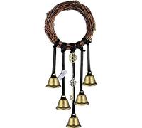 CENPEK Witch Bells Protection for Door Knob Hanger Wiccan Wind Chimes Witchy Things Attracts Positive Witchcraft Wicca Supplies for Boho Home Room Decor