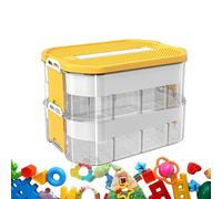 CENRF Building Block Storage,Storage for Toys with A Building Lid | Classification Bins with Handle Stackable Storage Containers for Organizing