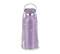 CENRF Diamond Glitter Water Bottles, Rhinestones Shiny Stone, Leak Proof Glitter Water Bottle, Fashionable Hydration for Girls