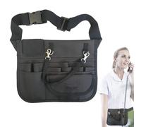 CENRF Nurses Belt Pocket Bag - Adjustable Nurse Fanny Pack with Multiple Compartments - Professional Utility Storage Nursing Organizer Bag for