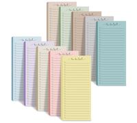 Censen 10 Pack 500 Sheets To Do List Notes Daily Checklist Notepads with 50 Sheets Each Undated Memo Pad Color Block To Do Note Pad Weekly Plan Notepad Organizer Planners (Morandi Color,Lined)