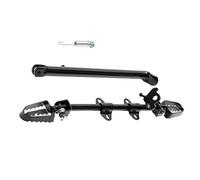 censhaorme Replacement for Pit Dirt Bike 110cc 125cc 140cc Footrests Footpegs Rest Universal Bike Side Stand Foot Peg Kickstand