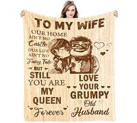 CENSIHER Gift Blanket for Wife - Wedding Anniversary, Birthday, Christmas, Valentine's, Mother's Day - Healing Thoughts Present