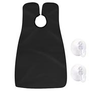 CENSIVI Beard Bib Beard Catcher - Beard Shaving Apron Hair Clippings Catcher & Grooming Cape Apron, Non-Stick & Grooming Cloth, Perfect Gifts for Men or Valentines Gifts, Black