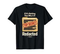 Censored Documents USA Democracy Redacted Files Free Speech T-Shirt