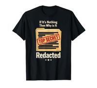 Censored Documents USA Democracy Redacted Files Free Speech Value Graphic T-Shirt