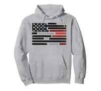 Censored Documents USA Flag Democracy Redacted Files Style Pullover Hoodie