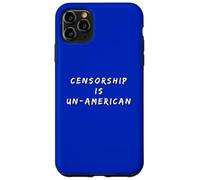 Censorship Is Un-American Patriotic America USA Pride Case for iPhone 11 Pro Max