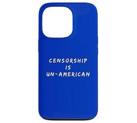 Censorship Is Un-American Patriotic America USA Pride Case for iPhone 13 Pro