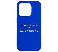 Censorship Is Un-American Patriotic America USA Pride Case for iPhone 15 Pro