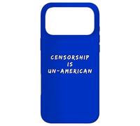 Censorship Is Un-American Patriotic America USA Pride Case for iPhone 17 Pro Max