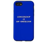 Censorship Is Un-American Patriotic America USA Pride Case for iPhone SE (2020) / 7/8