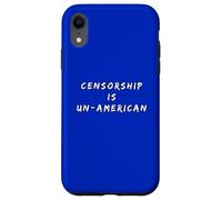 Censorship Is Un-American Patriotic America USA Pride Case for iPhone XR
