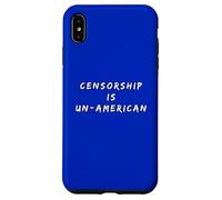Censorship Is Un-American Patriotic America USA Pride Case for iPhone XS Max