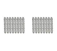Censous 16 Pcs 4 Inch Mini Steel Chainsaw Chain Electric Pruning Saw Accessory Garden Tool Replacement