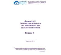 Census 2011: Detailed Characteristics on Labour Market and Education in Scotland - Release 3I