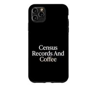 Census Records And Coffee Genealogist Family History Case for iPhone 11 Pro Max