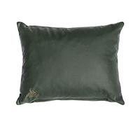 Centaur - 100% genuine leather cushion - Bottle Green 50 x 40 cm - leather pillow for sofa or bedroom Decorative Easy-care couche bolster - Handmade in Germany