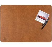 Centaur - 100% Genuine Leather Desk pad - Cognac/Vintage 50 x 70 cm - Ideal for Office and Home - Easy-Care with Anti-Slip Desk mad - Handmade in Germany