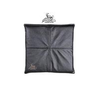 Centaur - 100% genuine leather seat cushion - Black 40 x 40 cm - Ideal for chairs or benches - high-grade leather chair cushions - Easy-care seat pad with anti-slip - Handmade in Germany