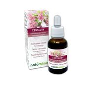 Centaury (Centaurium erythraea) Naturalma Flower Remedies - Drops 30 ml - Alcohol-Free Liquid Extract - Flower essences - Vegan and Without Alcohol