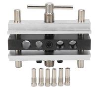 Cente Dowe Jig, Woodw Hole Dril Positioner, Straight Hole Locator for A Butt Joints and r Joints, y Steel Dowel Pin Alignment Tool with 6