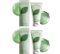 Centella Hydrating Facial Cleanser with Chlorophyllin Copper - Deep Pore Purifying Foam Wash for Smooth Balanced Skin - Gentle Face Care for Fresh Complexion (2pcs)