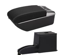 Center Armrest Box For Lada For Granta Car Armrest Box Central Store Content Storage Box Arm Auto Accessories Interior Details Car Center Console(A3 Black white 7USB)