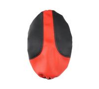 Center Armrest Leather Cover For Nissan For X-Trail For Rogue 2014-2020 Control Box Elastic Band Trim Armrest Lids(Black-Red splice)