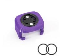 Center Bike Computer Mount For Gps Cycling Handlebar Stem Holder Abs 3d Printed Easy Install Secure Fit For Road Mtb City Commuting White(Purple)