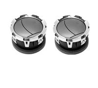 Center Console Air Vent 2/4pcs AC Heater Air Duct Vent Air Conditioning Outlet For F250 F350 F450 F550 For Super Duty DC3Z19893BA 8C3Z19893BA(2pcs Grey Chrome)