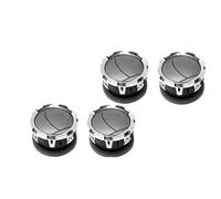 Center Console Air Vent 2/4pcs AC Heater Air Duct Vent Air Conditioning Outlet For F250 F350 F450 F550 For Super Duty DC3Z19893BA 8C3Z19893BA(4pcs Grey Chrome)