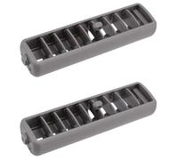 Center Console Air Vent 2X Gray Car Roof Top Side Air Conditioning Vent Outlet A/C Panel Grille Cover Install For Mitsubishi For Pajero V93 V97