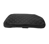 Center Console Armrest Cover Soft Leather Comfortable Armrest Pad Protective Check Pattern Design for Mavericks 2022 2023 (Carbon Fiber Style)