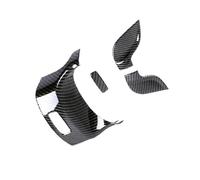 Center Console Armrest Storage Box Switch Button Frame Cover Trim For Mercedes For Benz B GLA GLB Class W247 H247 X247 2020-2022 BLNETU(Carbon Fiber look)