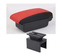 Center Console Box For A&dui A1 Car Storage Box Accessories Armrest Center Interior USB Charging(A5 Red Black No Usb)