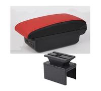 Center Console Box For A&dui A1 Car Storage Box Accessories Armrest Center Interior USB Charging(B5 Black Border 3usb)