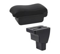 Center Console Box For Hyundai For I10 Car Armrest Central Storage Box Interior Dedicated Retrofit Parts Accessories(A Black Line No Usb)