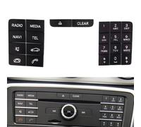 Center Console CD Panel Multimedia Button Trim For Mercedes W218 GLA X156 CLA, Enhance Style And Functionality