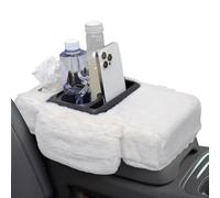 Center Console Cover - Plush Cushion Protector,Vehicle Armrest Pad | for Car Interior Truck SUV Center Console Winter Vehicle Automobile