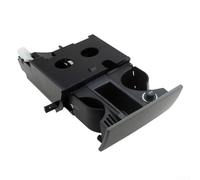 Center Console Cup Holder for T5 for Transporter 2003-2013 RHD, Grey ABS Interior Drink and Coin Storage with OEM 7H285860130T for Right Hand Drive Vehicles