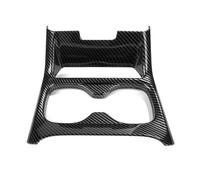 Center Console Cup Holder Panel Cover Trim For CRV For CR-V 2023 2024 Interior Accessories ABS Carbon Fiber Car Styling Interior