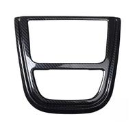 Center Console Cup Holder Panel Frame For Buick For Encore Interior 1 Pcs Carbon Fiber Console CD Button Frame Control Panel Covers