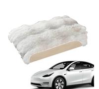 Center Console Cushion - Center Console Tissue Box Booster Pads | Wear-resistant Material Center Console Armrest Box Elegant Plush Armrest Box Gold