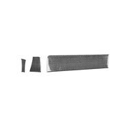 Center Console Dashboard Cover Decoration Air Vent Frame Trim For Porsche For Macan 2018 2019 2020 2021 Interior Decoration(Black Carbon fiber)