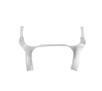 Center Console Decorative Cover Trim For Land For Rover For Range For Rover For Evoque 2012 2013 2014 2015 2016 2017 2018 Car Dashboard Display Gauge Cover Trim Frame(Silver)